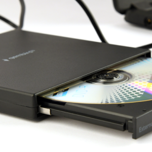 Gembird DVD-USB-04 unidad de disco óptico DVD±RW Negro