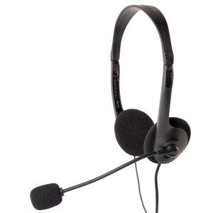Gembird MHS-123 auricular y casco Auriculares Alámbrico Diadema Llamadas/Música Negro