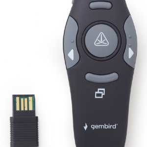 Gembird WP-L-11 apuntador inalámbricos RF Negro