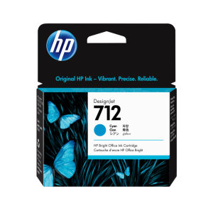 HP Cartucho de Tinta DesignJet 712 cian de 29 ml