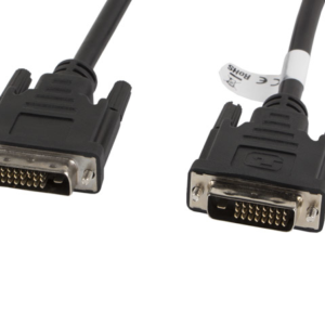 Lanberg CA-DVID-10CC-0018-BK cable DVI 1,8 m DVI-D Negro