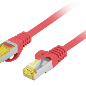 Lanberg PCF6A-10CU-0025-R cable de red Rojo 0,25 m Cat6a S/FTP (S-STP)