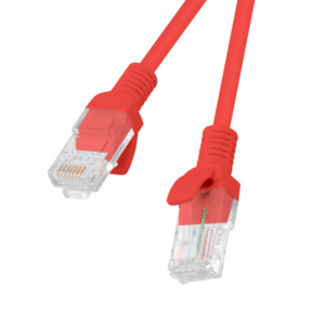 Lanberg PCU5-10CC-0300-R cable de red Rojo 3 m Cat5e U/UTP (UTP)