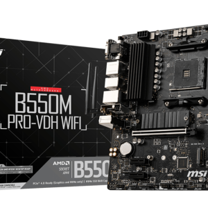 MSI B550M PRO-VDH WIFI placa base AMD B550 Zócalo AM4 micro ATX