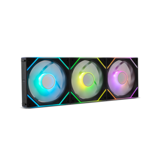 NOX Hummer Pro Link Carcasa del ordenador Ventilador 12 cm Negro 3 pieza(s)