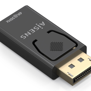 AISENS Conversor Displayport A HDMI 4K@30Hz, DP/M-HDMI/H, Negro