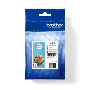 Brother LC424VAL cartucho de tinta 4 pieza(s) Original Negro, Cian, Magenta, Amarillo