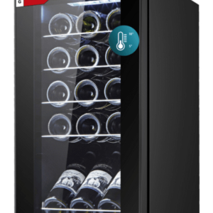 Cecotec 00120 Nevera de Vino Independiente Negra para 15 Botellas