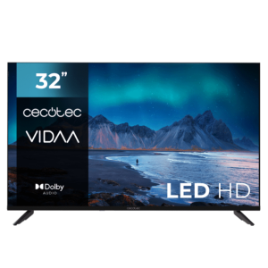 Cecotec 00992 Televisor 32" HD Smart TV Wifi Negro - Imagen y Conectividad Superior