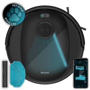 Cecotec Conga 7690 Immortal Max M Negro - Robot Aspirador Inteligente y Potente