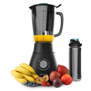 Cecotec Power Black Titanium 1800 Go 1,8 L - Batidora de vaso 1800 W negra potente y versátil
