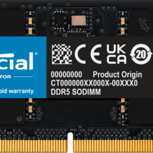 Crucial CT32G56C46S5 módulo de memoria 32 GB 1 x 32 GB DDR5 262-pin SO-DIMM