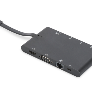 Digitus Estación de conexión universal de viaje, USB Type C™