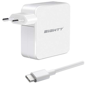Eightt EC65 cargador de dispositivo móvil Universal Blanco Corriente alterna Carga rápida Interior