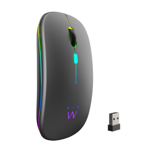 Ewent EW3242 Ratón Universal Ambidextro Inalámbrico RF y Bluetooth 1600 DPI