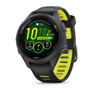 Garmin Forerunner 265S 2,79 cm (1.1") AMOLED 42 mm Digital 360 x 360 Pixeles Pantalla táctil Negro, Gris Wifi GPS (satélite)
