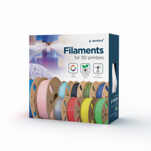 Gembird 3DP-PLA1.75-01-FG material de impresión 3d Ácido poliláctico (PLA) Verde fluorescente 1,4 kg