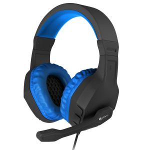 GENESIS Argon 200 Auriculares Alámbricos para Juego en Diadema – Negro y Azul