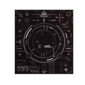 GENESIS Tellur 400 Square HUD - Ratón Gaming Preciso y Ergonómico