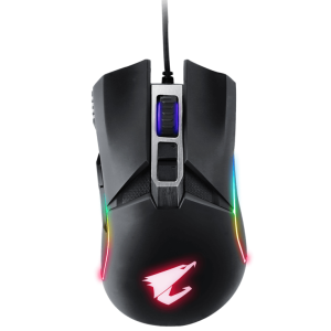 GIGABYTE AORUS M5 ratón gaming mano derecha USB tipo A 16000 DPI óptico