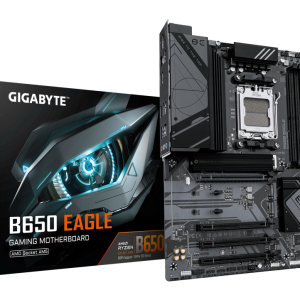 GIGABYTE B650 EAGLE Placa base - AMD Ryzen serie 9000, VRM de 12+2+2 fases, hasta 7600 MHz DDR5 (OC), 1xPCIe 5.0 + 2xPCIe 4.0 M.2, LAN GbE, USB 3.2 Gen 2