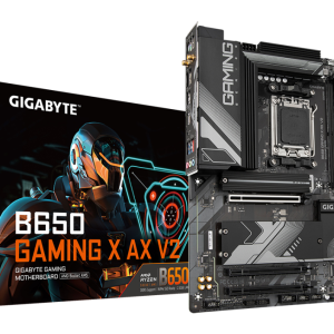 GIGABYTE B650 GAMING X AX V2 Placa base - AMD Ryzen serie 9000, VRM de 8+2+2 fases, hasta 8000 MHz DDR5 (OC), 1xPCIe 5.0 + 2xPCIe 4.0 M.2, LAN 2,5 GbE, WIFI 6E, USB 3.2 Gen 2
