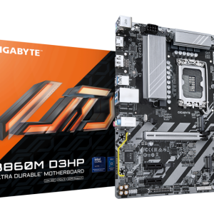GIGABYTE B860M D3HP - Placa base para Intel Core Ultra con DDR5 hasta 9066MHz y PCIe 4.0
