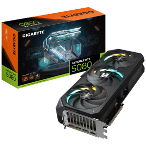 GIGABYTE GeForce RTX 5080 GAMING OC 16G Tarjeta Gráfica - 16GB GDDR7, 256 bits, PCI-E 5.0, 2730MHz Core Clock, 3 x DisplayPort, 1 x HDMI, GV-N5080GAMING OC-16GD