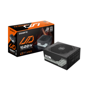 GIGABYTE UD1600PM PG5 AI TOP - Fuente de alimentación ATX 1600W negra 20+4 pin