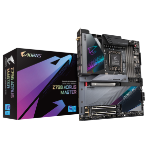 GIGABYTE Z790 AORUS MASTER Placa base - Soporta CPUs Intel Core de 13ª generación, VRM digital de 20+1+2 fases, hasta 8000MHz DDR4 (OC), 1xPCIe 5.0+4xPCIe 4.0 M.2, Wi-Fi 6E, LAN 10GbE, USB 3.2 Gen 2x2