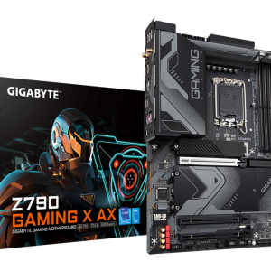 GIGABYTE Z790 GAMING X AX Placa base - Compatible con procesadores Intel Core 14th CPUs, 16+1+2 Phases Digital VRM, up to 7600MHz DDR5 (OC), 4xPCIe 4.0 M.2, Wi-Fi 6E, 2.5GbE LAN , USB 3.2 Gen 2x2