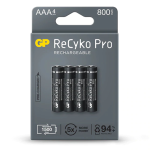 GP Batteries ReCyko Pro Batería recargable AAA Níquel-metal hidruro (NiMH)