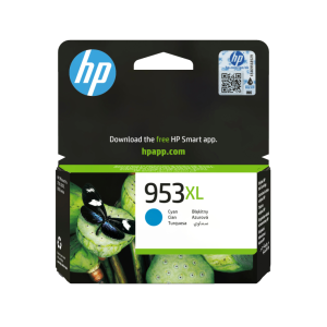 HP Cartucho de tinta Original 953XL Alto Rendimiento Cian para Impresoras HP
