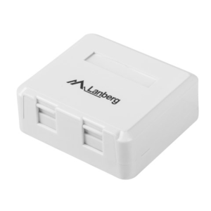 Lanberg OK1-0002-W caja de conexiones de red Cat6 Blanco