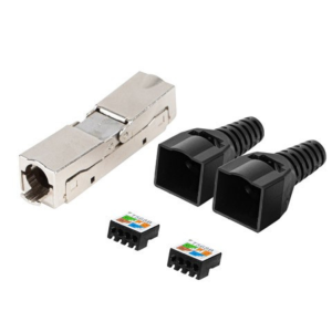Lanberg PL2S6-6000TL conector RJ-45 Negro