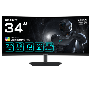 Monitor Gaming Curvo GIGABYTE G34WQC2 34” WQHD 3440x1440 200Hz