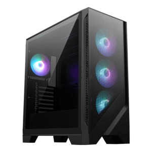 MSI MAG Forge 320R AIRFLOW Micro Torre Negro, Transparente