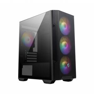 MSI MAG Forge M100R Midi Tower Negro, Transparente