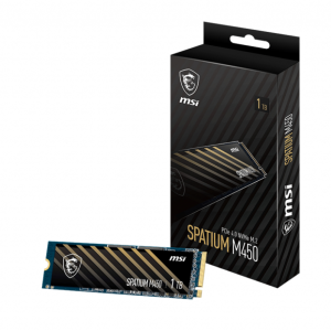 MSI SPATIUM M450 1TB PCIe 4.0 NVMe M.2 SSD de Alta Velocidad