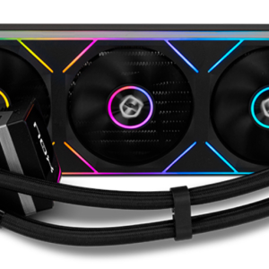 NOX Hummer M-360 LCD|Kit RL Magnético ARGB Negro