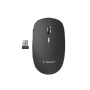Gembird MUSW-4BS-01 ratón Oficina Ambidextro RF inalámbrico Óptico 1600 DPI