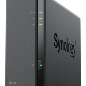 Synology DiskStation DS124 servidor de almacenamiento NAS Escritorio Realtek RTD1619B 1 GB DDR4 0 TB DiskStation Manager Negro