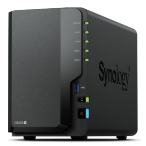 Synology DiskStation DS225+ 2 Bay NAS Escritorio Intel® Celeron® J4125 2 GB DDR4 Synology DSM Negro