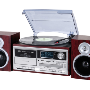 Trevi TT 1072 DAB Tocadiscos de tracción directa Madera Semiautomático