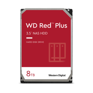Western Digital Red Plus 8TB - Disco Duro Interno 3.5" SATA III 5640 RPM