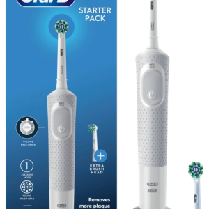 Braun Oral-B Vitality 100 Starter Pack Cepillo Dental Oscilante Adulto Blanco y Gris