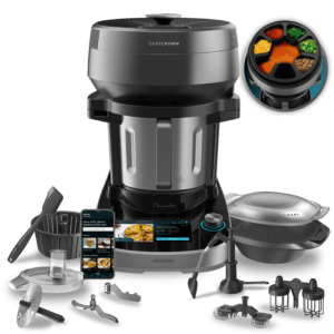 Cecotec Mambo CooKing Unique 2200 W Negro - Robot de Cocina Multifunción 4,5 L
