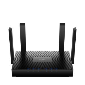 Cudy WR3000 router inalámbrico Gigabit Ethernet Doble banda (2,4 GHz / 5 GHz) Negro