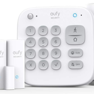 Eufy Security 5 piezas Smart Home Set, sistema de seguridad inteligente para el hogar, con cerradura de puerta, sensor de movimiento, 2 sensores de robo, sistema de alarma, compatible con eufyCam