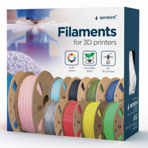 Gembird 3DP-PLA1.75-01-B material de impresión 3d Ácido poliláctico (PLA) Azul 1,4 kg